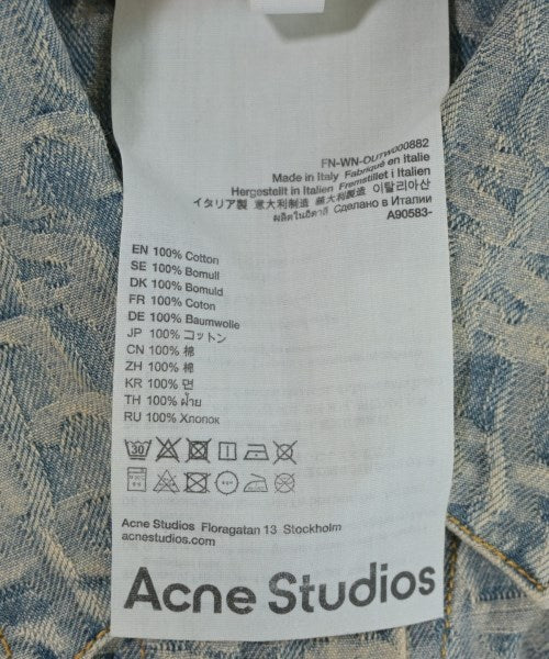 Acne Studios แจ็คเก็ตยีนส์