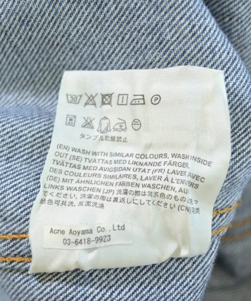 Acne Studios แจ็คเก็ตยีนส์