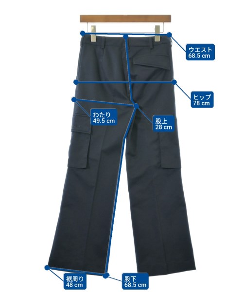 Acne Studios กางเกงมีกระเป๋าข้างกางเกง2-4 กระเป๋า