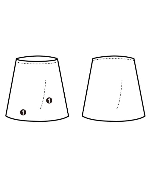 MUSE de Deuxieme Classe กระโปรงยาวถึงเข่า