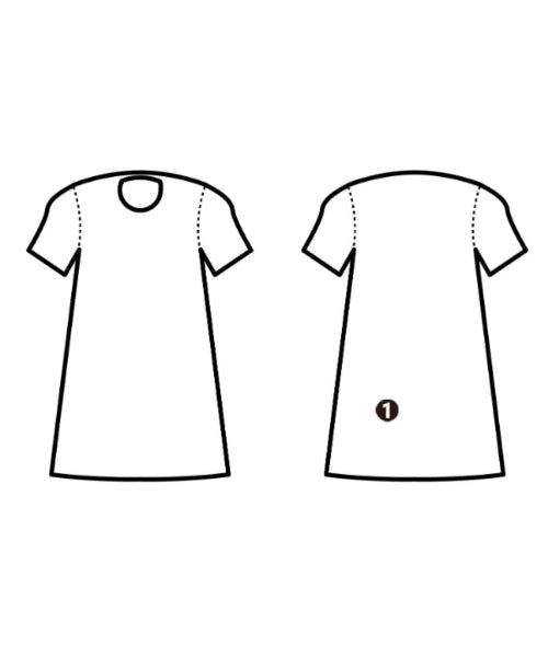 CINOH เดรสที่เป็นเสื้อเชิ้ตตัวยาว
