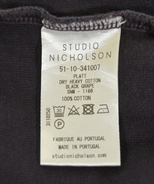 STUDIO NICHOLSON เสื้อยืด/เสื้อท็อปส์