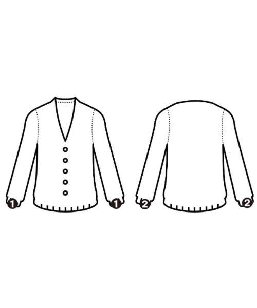 Omekashi เสื้อคาร์ดิแกน
