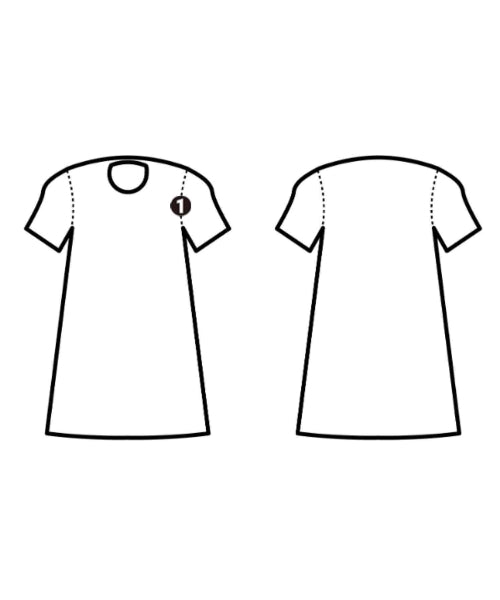 emmi atelier ชุดเอี๊ยม/เสื้อคลุมหลวมๆ/จั๊มสูท
