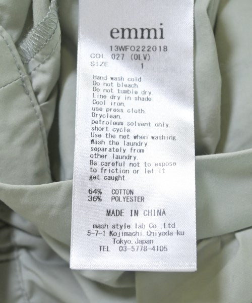 emmi atelier เดรสที่เป็นเสื้อเชิ้ตตัวยาว