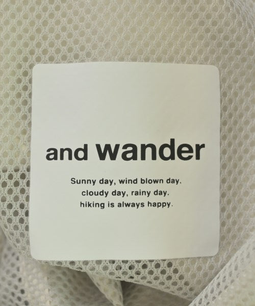 and wander กางเกงมีกระเป๋าข้างกางเกง2-4 กระเป๋า