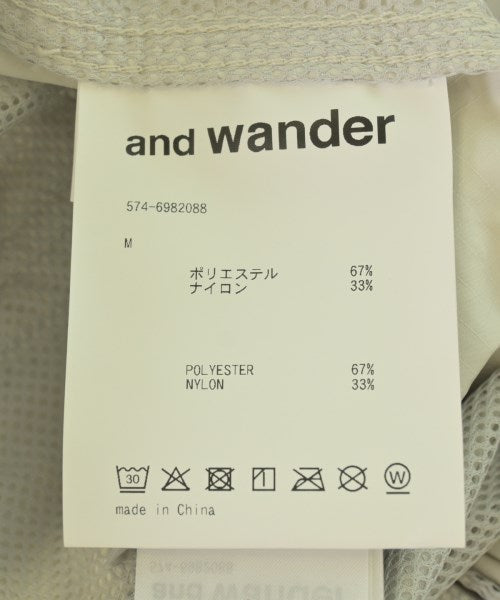 and wander กางเกงมีกระเป๋าข้างกางเกง2-4 กระเป๋า