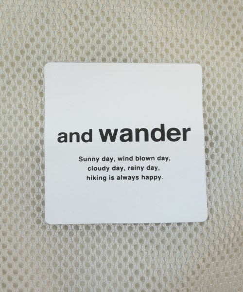 and wander กางเกงมีกระเป๋าข้างกางเกง2-4 กระเป๋า