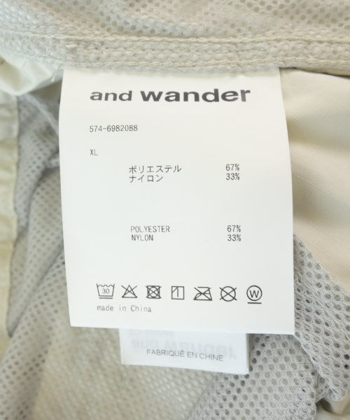 and wander กางเกงมีกระเป๋าข้างกางเกง2-4 กระเป๋า
