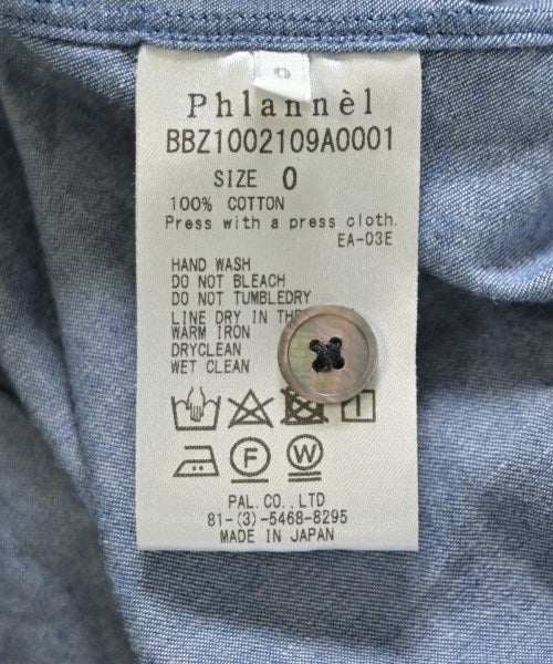 Phlannel เดรสที่เป็นเสื้อเชิ้ตตัวยาว
