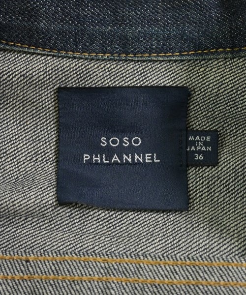 SOSO Phlannel แจ็คเก็ตยีนส์