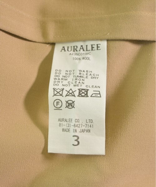 AURALEE เสื้อคลุมคอปก Soutien