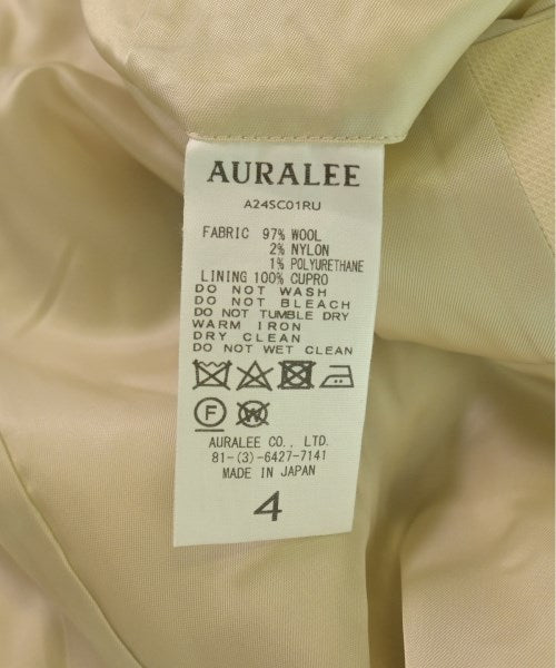 AURALEE เสื้อโค้ทเชสเตอร์ฟิลด์