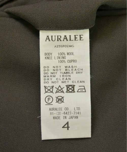 AURALEE กางเกงขายาว