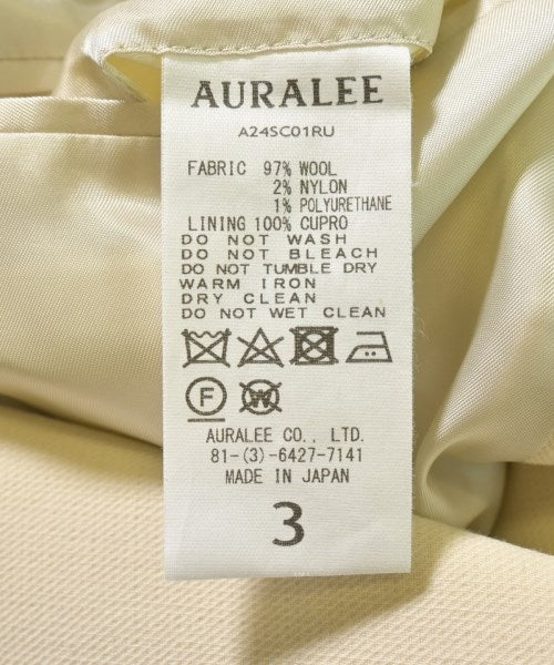 AURALEE เสื้อโค้ทเชสเตอร์ฟิลด์