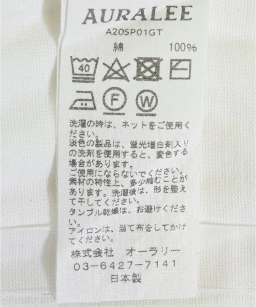 AURALEE เสื้อยืด/เสื้อท็อปส์