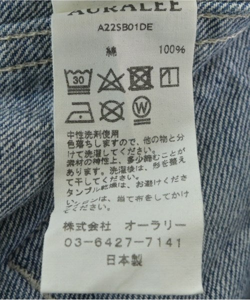 AURALEE แจ็คเก็ตยีนส์