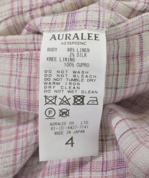 AURALEE กางเกงขายาว