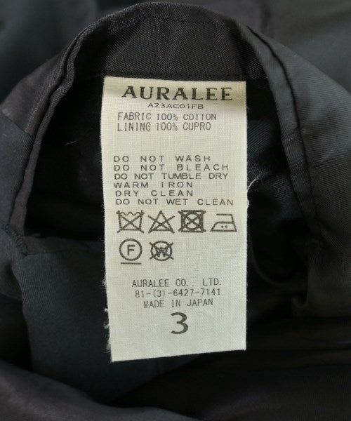 AURALEE เสื้อคลุมคอปก Soutien