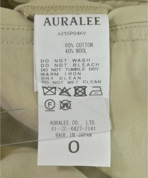 AURALEE กางเกงมีกระเป๋าข้างกางเกง2-4 กระเป๋า