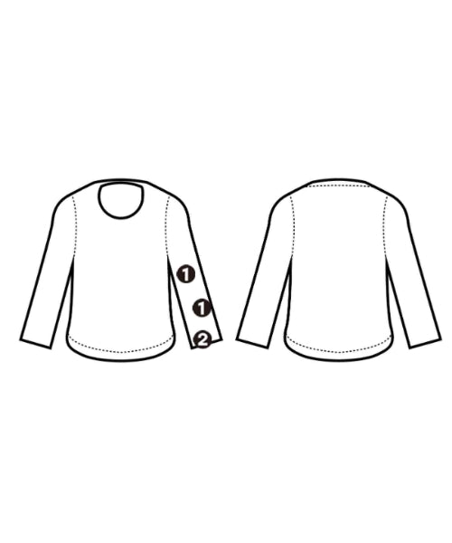 AURALEE เสื้อยืด/เสื้อท็อปส์