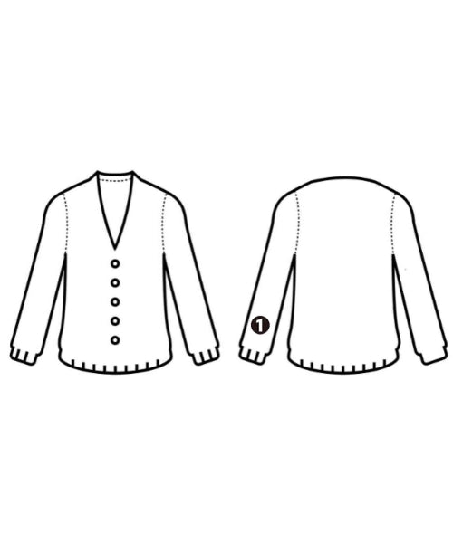 STILL BY HAND เสื้อคาร์ดิแกน