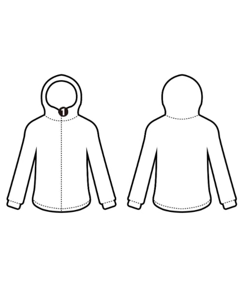 JAMES PERSE เสื้อฮู้ด