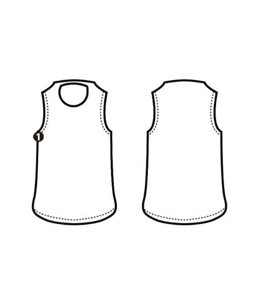 CLANE เสื้อแขนกุด