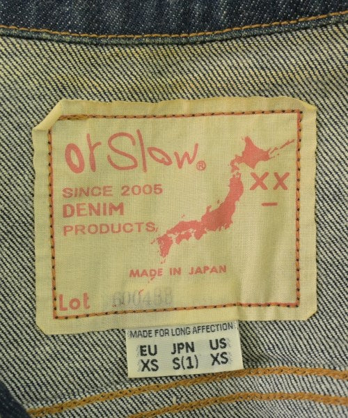 orSlow แจ็คเก็ตยีนส์