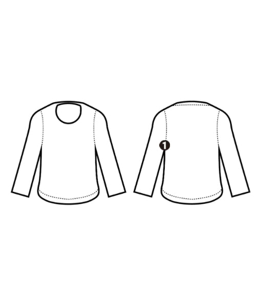 JUN RED เสื้อยืด/เสื้อท็อปส์