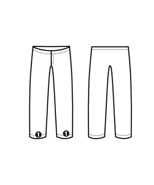 6(ROKU) กางเกงขายาว