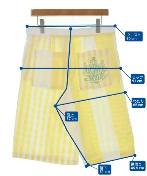 MAISON KITSUNE กางเกงขาสั้น