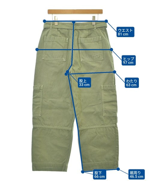 MAISON KITSUNE กางเกงมีกระเป๋าข้างกางเกง2-4 กระเป๋า