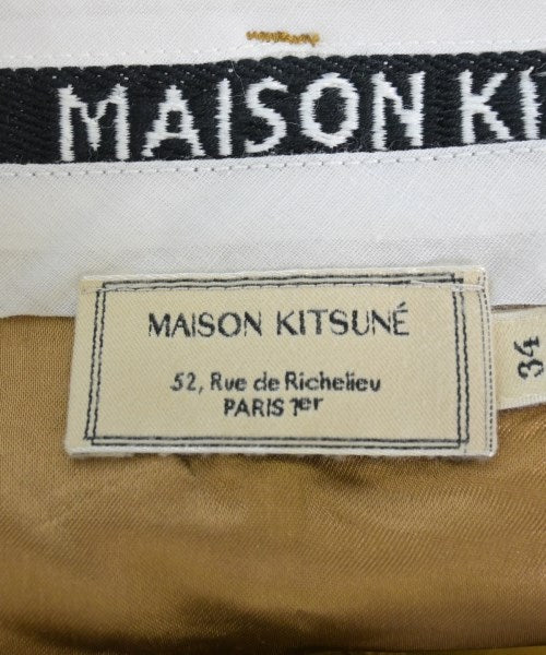 MAISON KITSUNE กางเกงขายาว