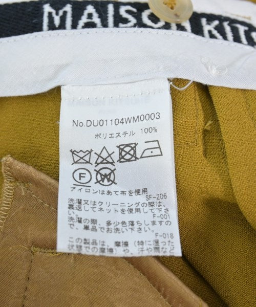 MAISON KITSUNE กางเกงขายาว