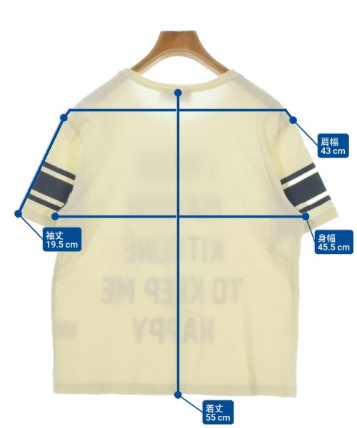 MAISON KITSUNE เสื้อยืด/เสื้อท็อปส์
