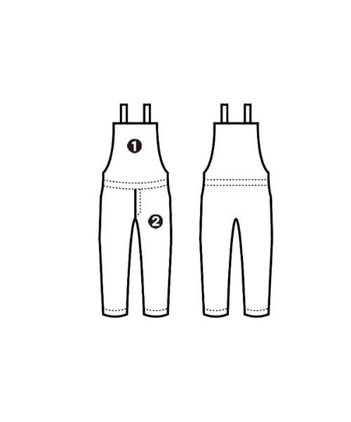 R.H.Vintage ชุดเอี๊ยม/เสื้อคลุมหลวมๆ/จั๊มสูท