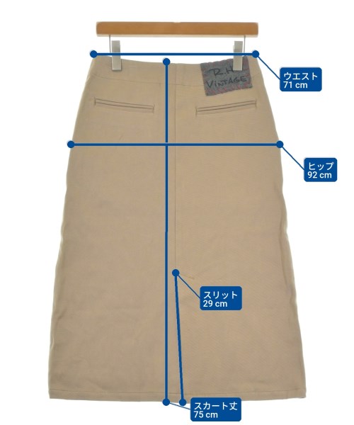 R.H.Vintage กระโปรงยาวถึงเข่า