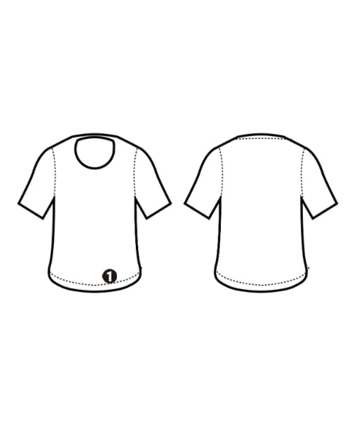 BATONER เสื้อยืด/เสื้อท็อปส์