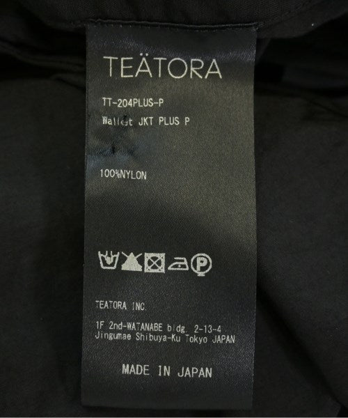 TEATORA แจ็คเก็ตลำลอง