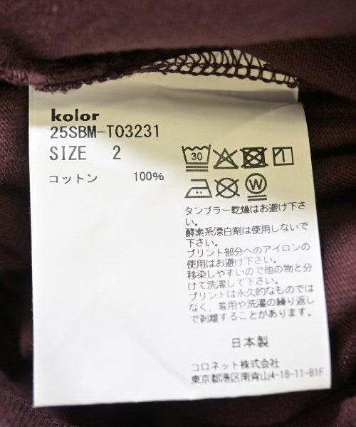 kolor/BEACON เสื้อยืด/เสื้อท็อปส์