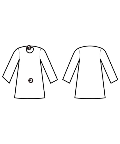 TICCA เดรสที่เป็นเสื้อเชิ้ตตัวยาว