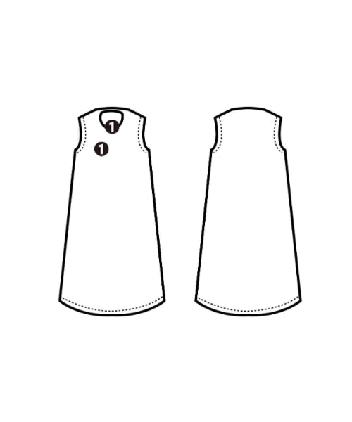 Lene non finito ชุดเดรส