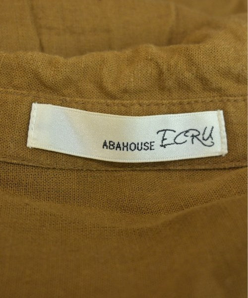 ABAHOUSE ECRU เดรสที่เป็นเสื้อเชิ้ตตัวยาว