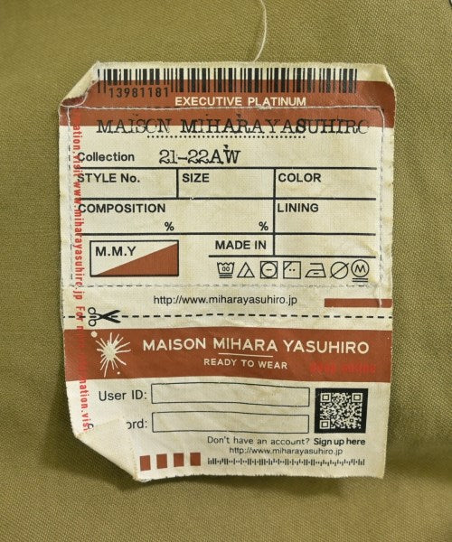 Maison MIHARA YASUHIRO เสื้อโค้ท อื่น