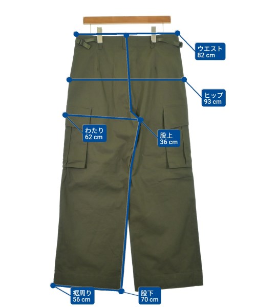 H BEAUTY&YOUTH กางเกงมีกระเป๋าข้างกางเกง2-4 กระเป๋า