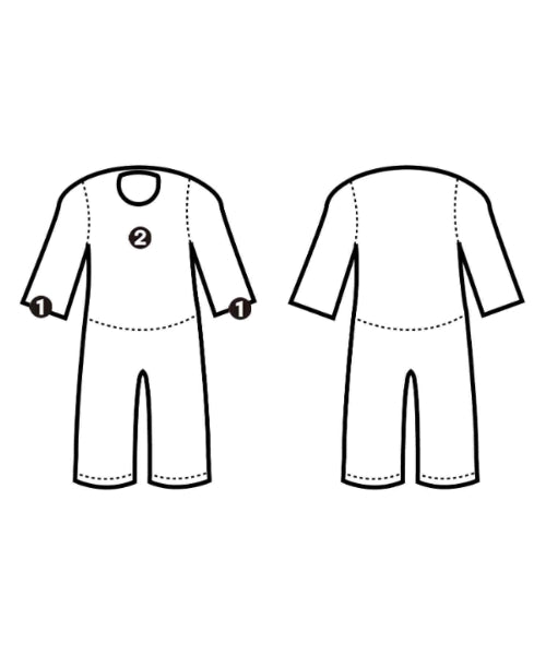 IRENE ชุดเอี๊ยม/เสื้อคลุมหลวมๆ/จั๊มสูท