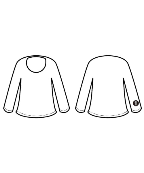 nota della mano sinistra เสื้อสตรี