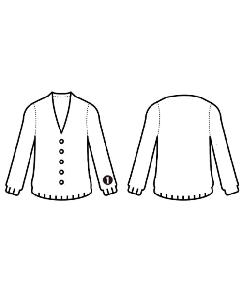 JETSET SOLO PLUS เสื้อคาร์ดิแกน
