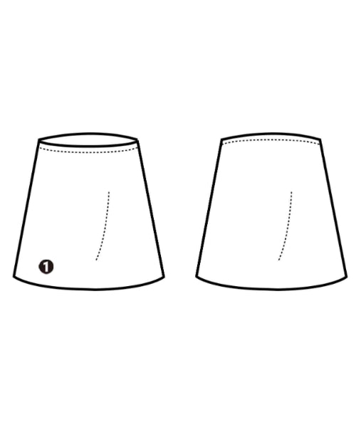 Harikae กระโปรงยาวถึงเข่า